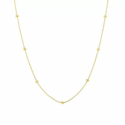 Bijoutheek Collier Balls Klein En Groot Gold