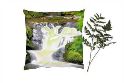 Sierkussens - Kussentjes Woonkamer - 40x40 cm - Water - Natuur - Waterval