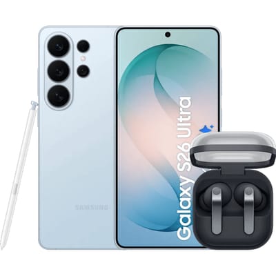 Samsung Galaxy S26 Ultra 256GB Lichtblauw 5G + Samsung Galaxy Buds4 Pro Zwart