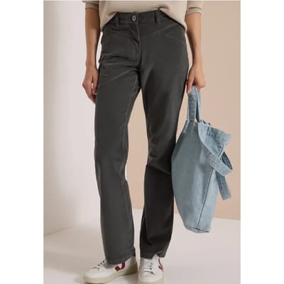Bootcut-broek met High Waist in Slim Fit