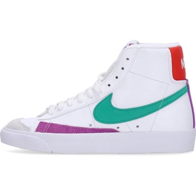 W Blazer Mid 77 dameshoge schoen wit/stadiongroen/picante rood