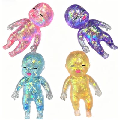 Dream Color Baby Squishy Speelgoed, Langzaam Terugverend Stressverlichtend Speelgoed, Zachte Knijpbal voor Kinderen & Volwassenen, Creatief Decompressiecadeau