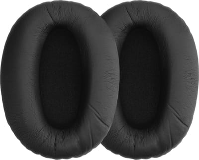 kwmobile 2x oorkussens geschikt voor Sony MDR-1000X / WH-1000XM2 - Earpads voor koptelefoon in zwart