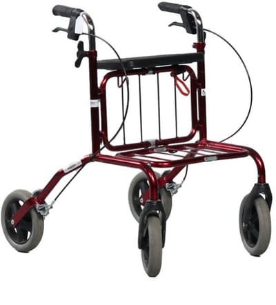 Rollator Basis - Rebel - Gemakkelijk in te vouwen - Degelijke rollator