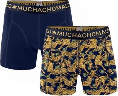 Muchachomalo heren cotton modal 2P wolf