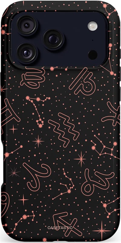 Casetastic hoesje geschikt voor Apple iPhone 17 Pro Max - MagSafe - Dubbellaagse bescherming - Astropuls - Fashion Case - Zwart