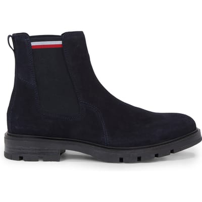 Tommy Hilfiger - Heren Laars Chelsea Boot - Blauw - Maat 44