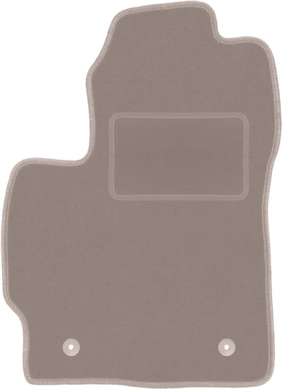 Beige bestuurdersmat voor: Toyota Auris I hatchback (2007-2012)