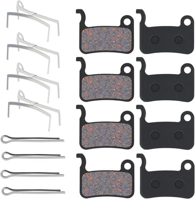 4 Pairs Remblokken van Hars voor Shimano Deore XT XTR LX SLX Hone Alfine Saint Fietsen - Duurzaam, Hoogwaardige Remprestaties, Eenvoudige Installatie
