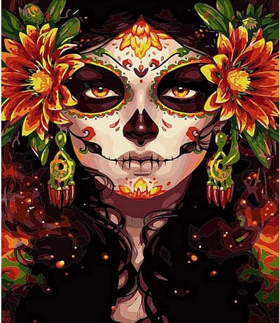 Schilderen op Nummer voor Volwassenen en Kinderen, 40 x 50 cm Acryl Schilderkit met 3 Penseelsets, Geschikt voor Beginners en Creatieve Vrijetijdsbesteding