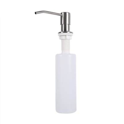 Dailygoods- Zeepdispenser 300ml - Zeepdispenser Wandmontage - Zeepdispenser Keuken - Zeepdispenser Douche - Antislip - Onderbouw Bevestiging - Pompfles