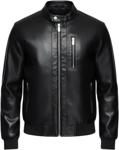 OMBRE Jas - Rits - Effen Zwart XL