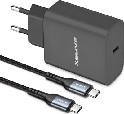 25W USB C Snellader + Auto Disconnect USB-C Kabel 1 Meter - USB C Oplader met Super Fast Charging 2.0