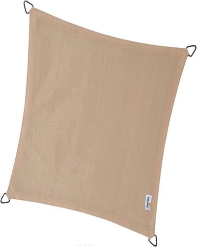 Nesling Coolfit schaduwdoek rechthoek gebroken Wit 3x5 m