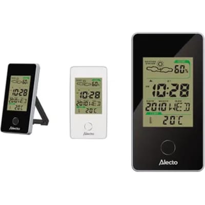 Alecto Digitale Binnenthermometer Ws85 - 3" Display - Hygrometer - Klok & Wekker