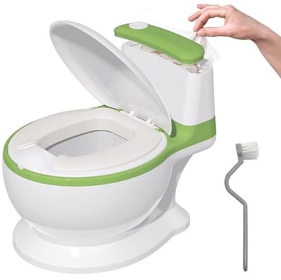 Peuter Toiletbril voor Zindelijkheidstraining - Realistisch Potty met Spatbescherming en Anti-slip