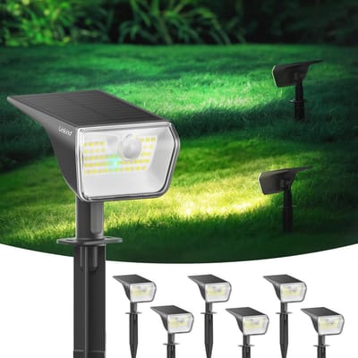 Zonnelampen voor Buiten met Bewegingsmelder - 800 Lumen, 60 LED's, IP67, 8m Bereik
