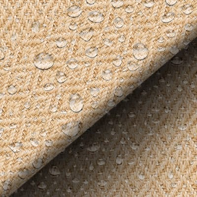 Zelfklevende vinyl muurbekleding op rol per meter - Muursticker voor hoofdbord - ELEGANT ROTAN MET WIETBOOM - 120x180cm