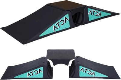 Skate Ramp - Mini Ramp - Trick Oefenen - Lichtgewicht Draagbaar - 110 cm - Zwart