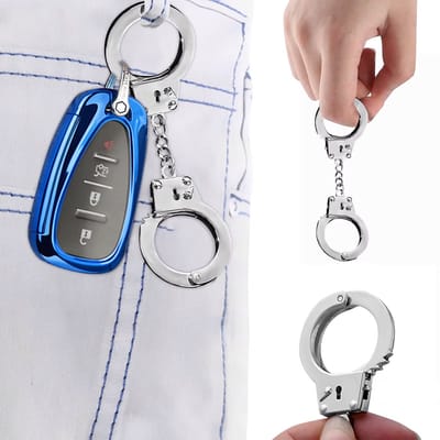 CHPN - Mini handboeien - Handboeien voor aan sleutelhanger - Grappige Sleutelhanger - Handboeien - Grappige hanger - Cadeautje