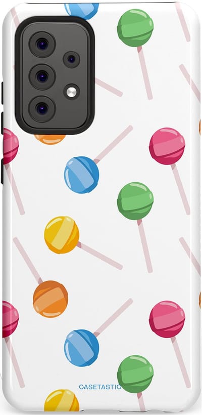 Casetastic Hoesje Geschikt voor Samsung A52 (4G/5G/s) - Stijlvolle Beschermende Duo-layer Case - Lollybom