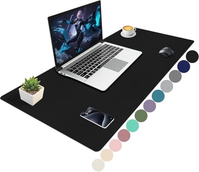 Groot Bureau Onderlegger 100x40 cm Zwart - Voor Perfect Werkcomfort
