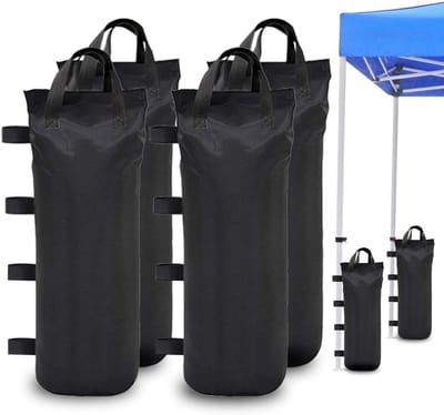 Dailygoods - Set van 4 Gazebo Gewichten - Herbruikbare Zandzakken voor Tenten
