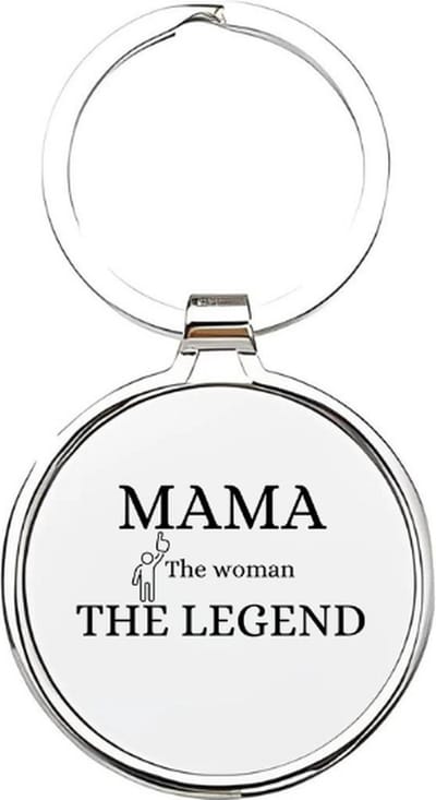 Akyol - mama Sleutelhanger - Moeder - moeders - moeder sleutelhanger - mama sleutelhanger - sleutelhanger mam - familie sleutelhanger - moederdag cadeautje - mama cadeau - mom - stiefmoeder - schoonmoeder - mothersday - 4 x 7,5 CM
