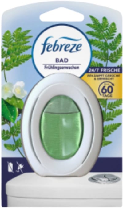 Febreze Badkamer Luchtverfrisser - Petit Coin - Lentefris - Set en go - Niet elektrisch - 50 dagen Frisheid