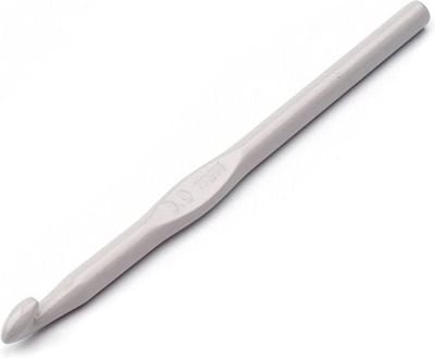basic aluminium haaknaald grijs - nr. 9 - 1 haak naald