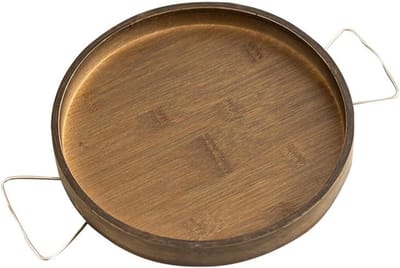 Houten bijzettafel - Banktafel - Drankjes plaatsen - Klip-on ontwerp - 25 cm - Natuurlijk