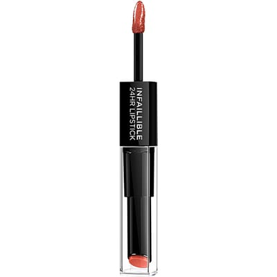 L'Oréal Paris Infaillible 24H Lipstick - Langhoudende 2-staps Lipstick met Vitamine E - 312 Incessant Russet - Rood - 5.7ml