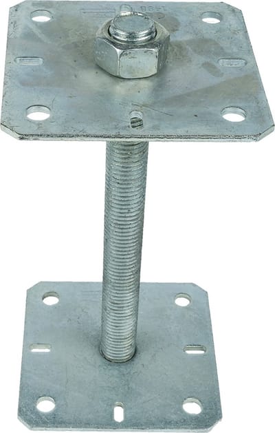 Wovar Verstelbare Paalhouder M24 voor 13 x 13 tot 20 x 20 cm palen | Per Stuk