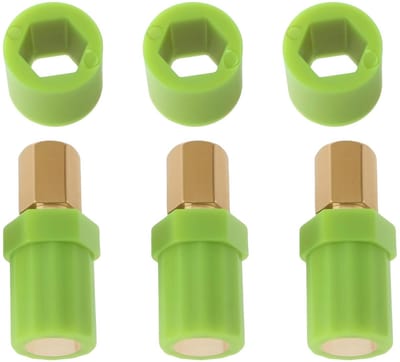 Dailygoods- Schaaras Koppeling 3 Stuks - Hexagonale Koppeling - Stabiele Verbinding - Geschikt voor KPSA/KPRA/KPEX - Metaal/Kunststof - Vermindert Slijtage