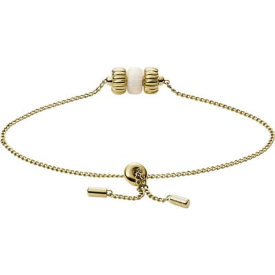 Fossil Damesarmband Staal - Goudkleurig