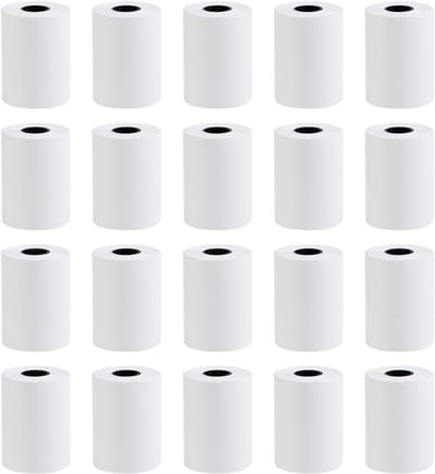 Premium thermisch papierrollen 57 x 40 mm voor kassasystemen en EPOS-printers - BPA-vrij, 20 stuks, ideaal voor POS-toepassingen, hoge kwaliteit en betrouwbare afdrukken.