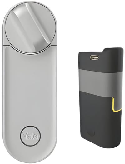 Yale - Linus L2 Smart Lock accuset - Met 2 oplaadbare accu's - Zilver