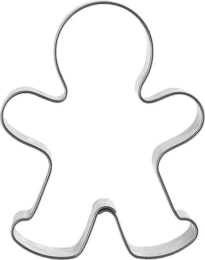 Koekjessnijder Edelstaal Menselijk 6,5 cm - Vormen - Uitsteekvorm - Cookie - Cutter - Uitsteekvormpjes - Koekjes - Bakken