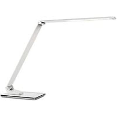Paperflow LED tafellamp Olga, 12 W, 400 lm, 3000-5000 K, 5 kleurstanden, 6-staps dimbaar, draaibaar, kantelbaar, USB, wit