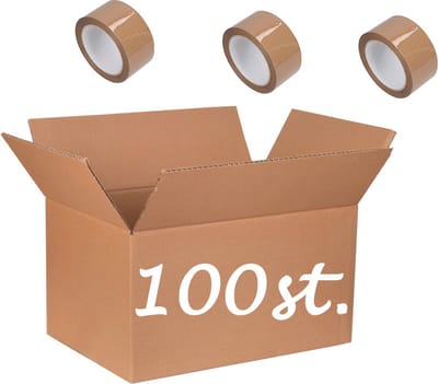 Verhuisdoos 100 stuks GROOT Karton 700 x 500 x 500 mm Kartonnen Verhuisdozen dubbele Golf Bruin Doos 70 x 50 x 50 cm opbergdoos STEVIG 5-laags karton 660g/m2