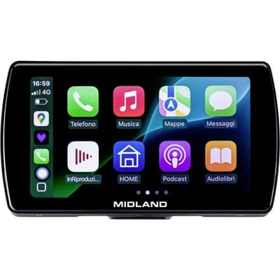 Midland BikePlay Pro, Motorrad Multimedia Navigatiesysteem voor motorfietsen 12.7 cm 5 inch