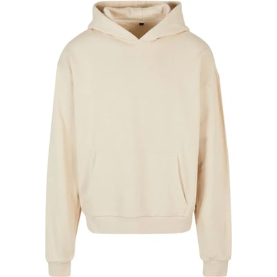 Build Your Brand - Ultra Heavy Cotton Box Hoodie - Sand maat XS