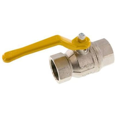 Rp 1 1/4 inch Gas 2-Weg Messing Kogelkraan - BL2BN-M-GA-114