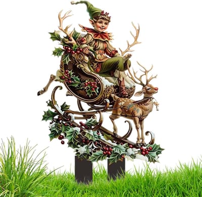 Decoratieve Tuinpalen - Miniatuur Sprookjesfiguren - Tuin Decoreren - Weerbestendig Acryl - 150 g - Meerdere Kleuren