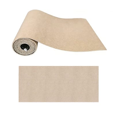 carmdering - Zelfklevende krasbeschermingsmat - krabmat- Zelfklevende krabmat voor katten, klimmat voor krabpaal, trimbare beschermmat voor kattenmeubels (beige, 100cm*40cm*4mm)