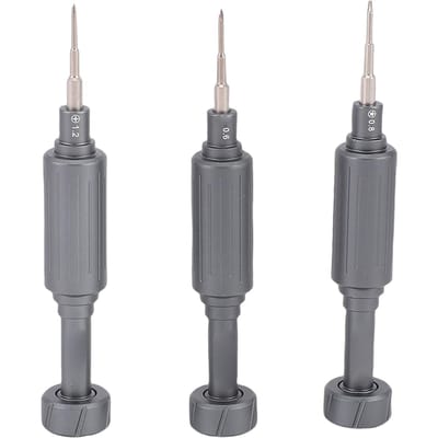 3 STKS Schroevendraaiers 0,6 mm 3 Vleugels Y-Vorm 0,8 mm Vijfpuntige Ster 1,2 mm Kruiskopschroevendraaier voor Elektronische Reparatie Staart Stille Lagering