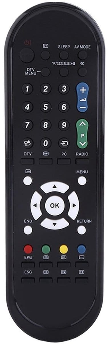 Dailygoody - Universele TV-afstandsbediening - Vervangend Toestel voor Diverse Modellen - Compact en Handzaam - Infrarood Technologie - Geschikt voor