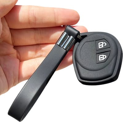 Siliconen Sleutelhoes Bescherming – Keychain Cover Fob Holder voor Autosleutels, Auto Accessoires, Sleutelbescherming - Zwart