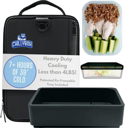 Lunchtas geïsoleerd - Koeltas voor eten tot 7 uur - Draagtas voor werk en onderweg - Durable nylon - Meerdere kleuren