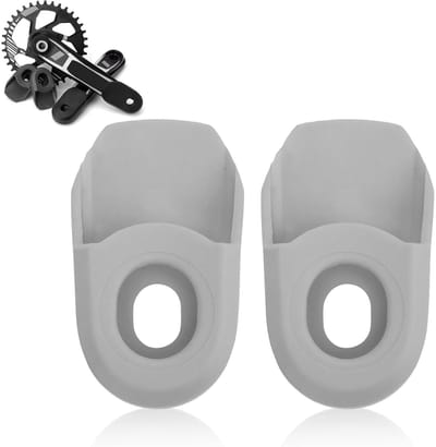 Dailygoods- Crankarmbeschermers Siliconen - Beschermende Crankstel Shell - Fietsonderdelen - Voor Mountainbike/Racefiets - 2 Stuks - Vermijd Krassen - Crankbescherming